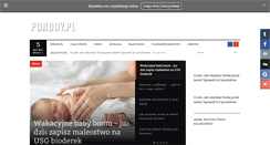 Desktop Screenshot of ciaza.porody.pl