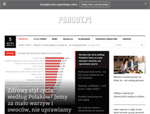 Tablet Screenshot of porody.pl